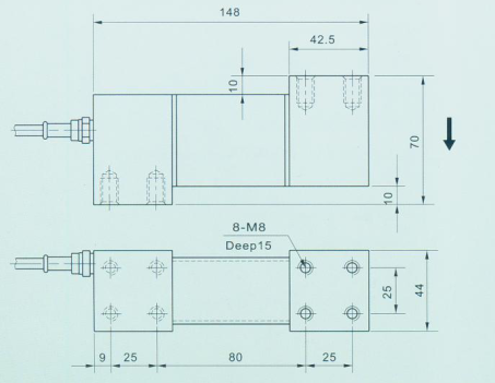 AC PE-8-50Kg产品尺寸图