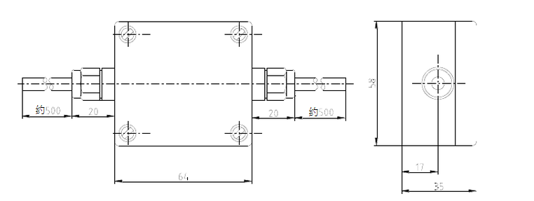 KM02H重量变送器外形与尺寸