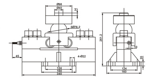 美国Suncells QS-30T产品尺寸图