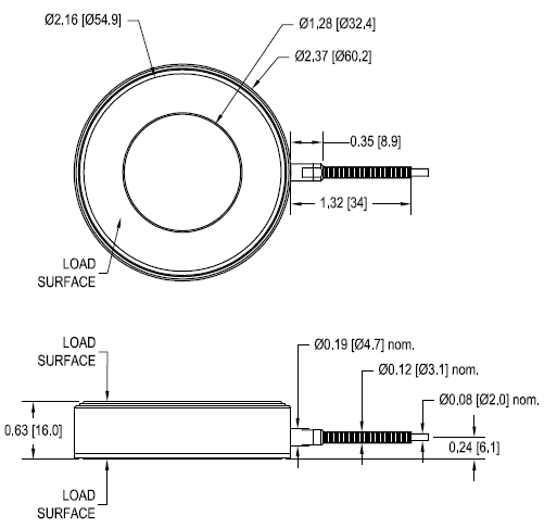 LLW480-125Klb力传感器产品技术参数