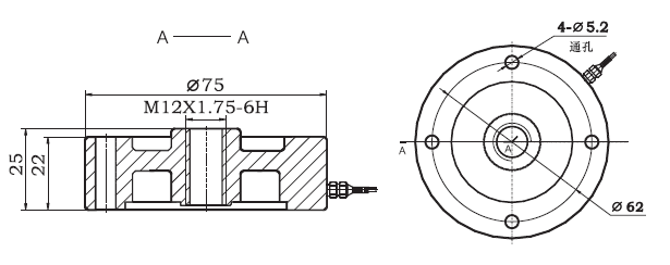 YZC-215产品尺寸