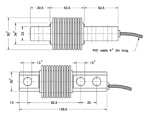 MOD340-300Kg产品尺寸图