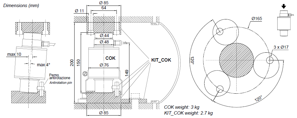 COK-25t产品尺寸图