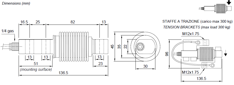 FCAX-150Kg产品尺寸图